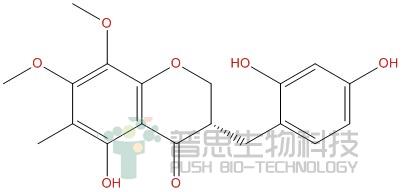 3-（2,4-Dihydroxybenzyl）-5-hydroxy-7,8-dimethoxy-6-methylchroman-4-one