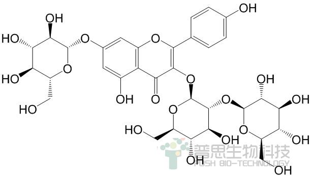 山柰酚-3-O-槐二糖-7-O-葡萄糖苷（Kaempferol 3-sophoroside-7-glucoside ...