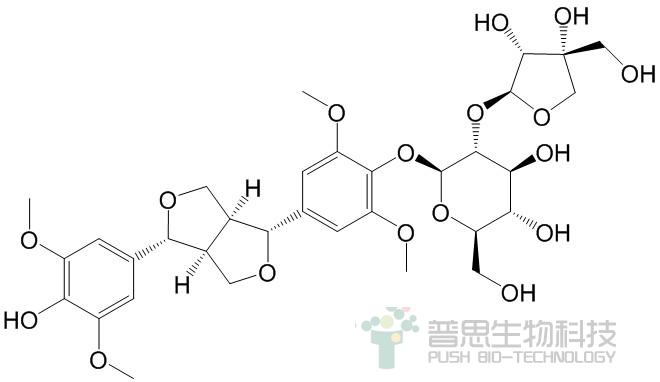 (-)-Syringaresnol 4-O-β-D-apiofuranosyl-(1→2)-β-D-glucopyranoside