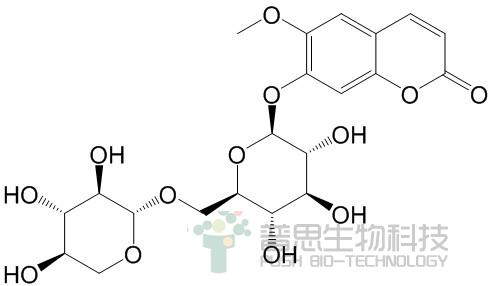 法筚枝苷 CAS：18309-73-4 中药对照品 标准品