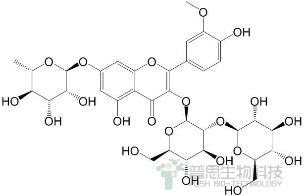 Isorhamnetin 3-sophoroside-7-rhamnoside