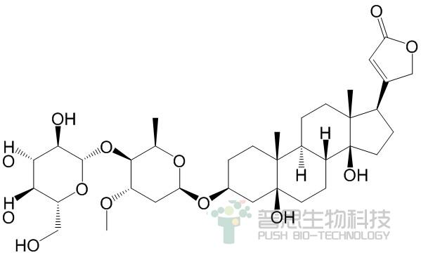 Periplogenin 3-[O-β-glucopyranosyl-(1→4)-β-sarmentopyranoside]