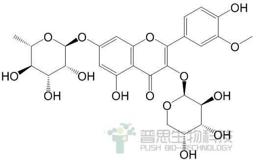Isorhamnetin 3-O-α-L-arabinoside-7- O-α-L-rhamnoside