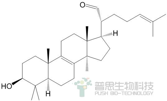 3β-Hydroxylanosta-8,24-dien-21-al
