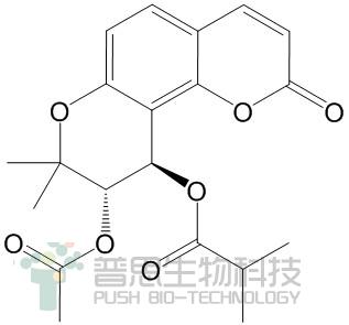 （+）-（3’S,4’R）-3’-acetyl-4’-isobutyrylkhellactone